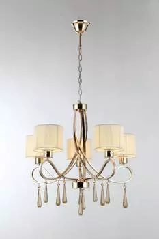 Люстра подвесная chilly (moderli) золотой 118 см.