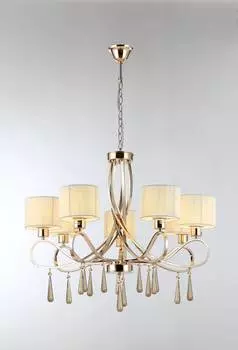 Люстра подвесная chilly (moderli) золотой 158 см.