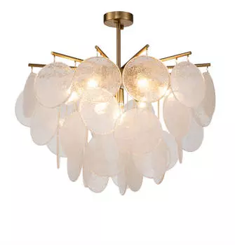 Люстра подвесная classic (moderli) золотой 57 см.