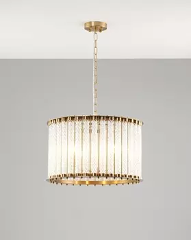 Люстра подвесная crumbly (moderli) золотой 30 см.