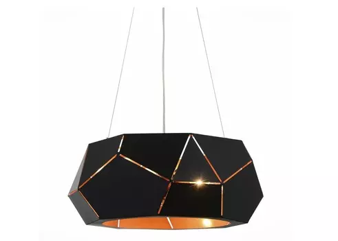 Люстра подвесная enigma (st luce) черный 20 см.