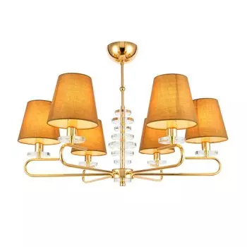 Люстра подвесная escalla (st luce) золотой 54 см.