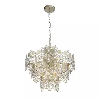 Люстра подвесная favoleno (st luce) бежевый 63 см.