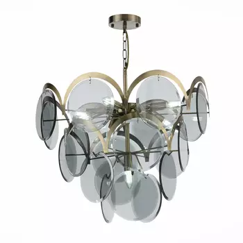 Люстра подвесная fazia (st luce) бронзовый 45 см.