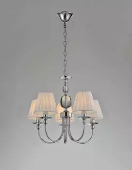 Люстра подвесная feels (moderli) серебристый 116 см.