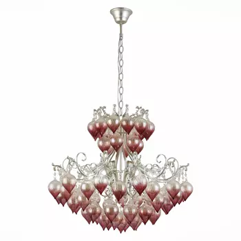 Люстра подвесная frutti (st luce) серебристый 45 см.