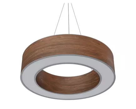 Люстра подвесная galactic jupiter ring (woodled) коричневый 21 см.