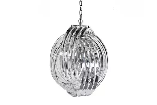 Люстра подвесная (garda decor) серебристый 62 см.