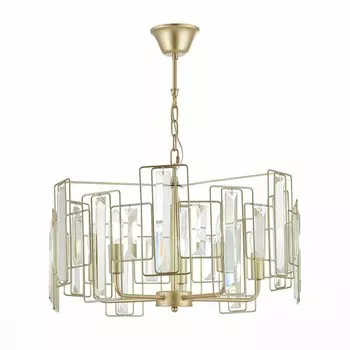 Люстра подвесная giano (st luce) золотой 106 см.