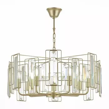 Люстра подвесная giano (st luce) золотой 106 см.