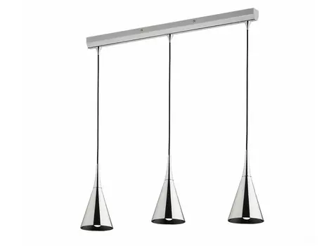 Люстра подвесная gocce (st luce) серебристый 14.0x120.0 см.