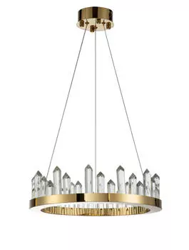 Люстра подвесная ingrid (moderli) золотой 100 см.