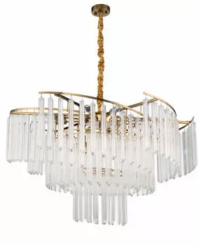 Люстра подвесная ivo (moderli) золотой 120 см.