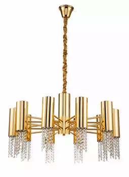 Люстра подвесная klimand (moderli) золотой 100 см.