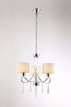 Люстра подвесная mae (moderli) серебристый 115 см.