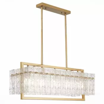 Люстра подвесная mira (st luce) прозрачный 100 см.