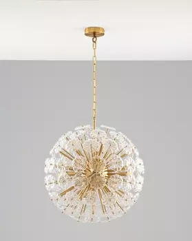 Люстра подвесная moderli v10230-p12 selectra (stoolgroup) золотой