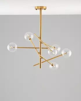 Люстра подвесная moderli v10343-6p bizet (stoolgroup) золотой