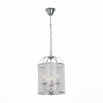 Люстра подвесная odierno (st luce) серебристый 85 см.