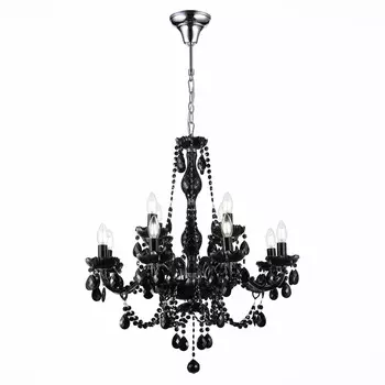Люстра подвесная odilia (st luce) черный 65 см.