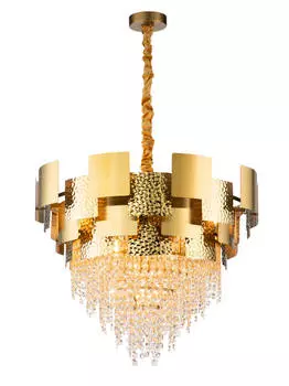 Люстра подвесная olly (moderli) золотой 98 см.