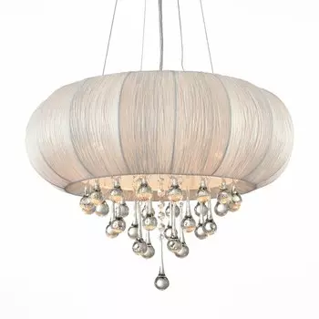 Люстра подвесная preferita (st luce) серебристый 40 см.