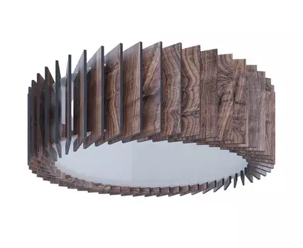 Люстра подвесная rotor chandelier s (woodled) коричневый 12 см.