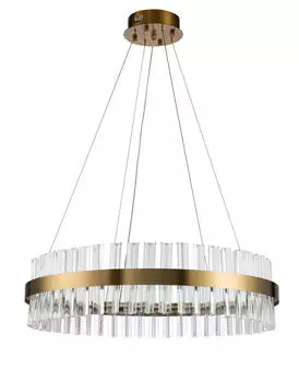Люстра подвесная samanta (moderli) золотой 120 см.