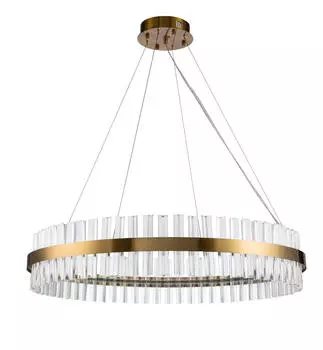 Люстра подвесная samanta (moderli) золотой 120 см.