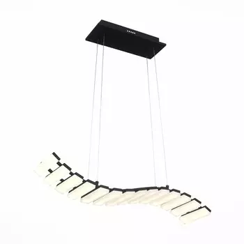 Люстра подвесная scaletta (st luce) черный 81x10x20 см.