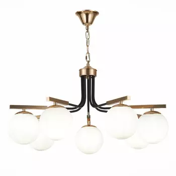 Люстра подвесная sonco (st luce) золотой 57x37x50 см.