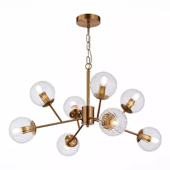 Люстра подвесная st luce andria sle220803-08 (st luce) золотой