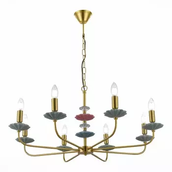 Люстра подвесная st luce attic sle1117-203-08 (st luce) золотой