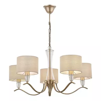 Люстра подвесная st luce cassia sle1126-203-05 (st luce) бежевый