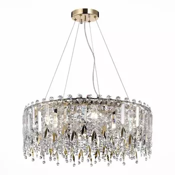 Люстра подвесная st luce desio sl1655.203.08 (st luce) прозрачный