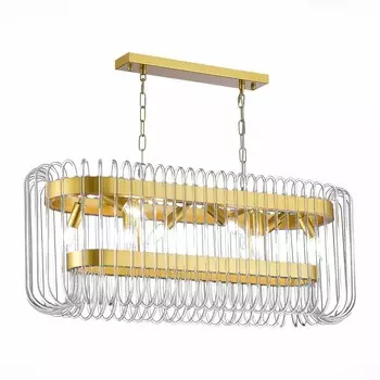 Люстра подвесная st luce grosseto sl1228.203.08 (st luce) золотой