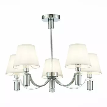 Люстра подвесная st luce monza sle111303-05 (st luce) серебристый