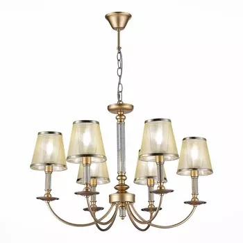 Люстра подвесная st luce vinci sle1115-203-06 (st luce) золотой