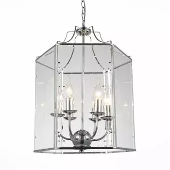 Люстра подвесная terso (st luce) серебристый 50 см.