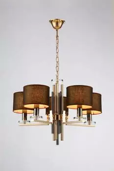 Люстра подвесная trio (moderli) золотой 105 см.