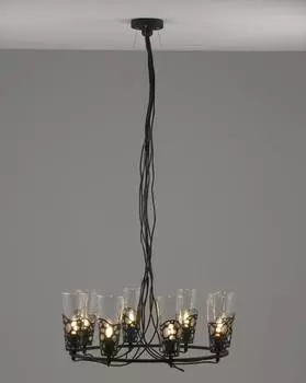 Люстра подвесная valerie (moderli) черный 120 см.