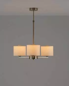 Люстра подвесная vesta (moderli) серебристый 80 см.