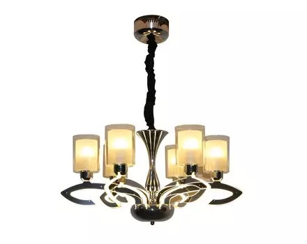 Люстра подвесная violetta (moderli) серебристый 65 см.