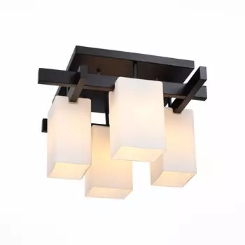 Люстра потолочная caset (st luce) черный 45x31x45 см.