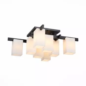 Люстра потолочная caset (st luce) черный 89x31x89 см.