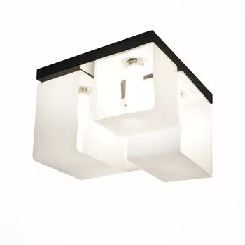 Люстра потолочная concreto (st luce) черный 23x17x23 см.