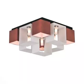 Люстра потолочная concreto (st luce) красный 42x23x40 см.