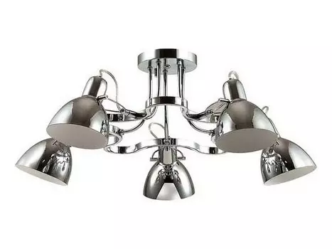 Люстра потолочная credo (odeon light) серебристый 30 см.