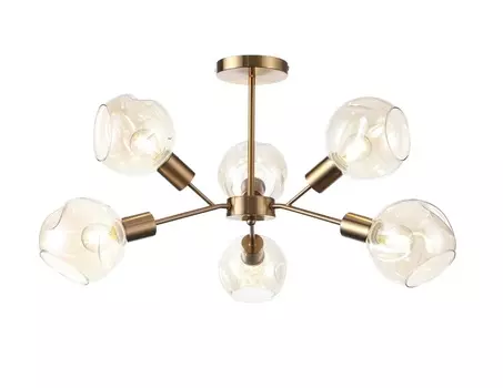 Люстра потолочная gentore (evoluce) прозрачный