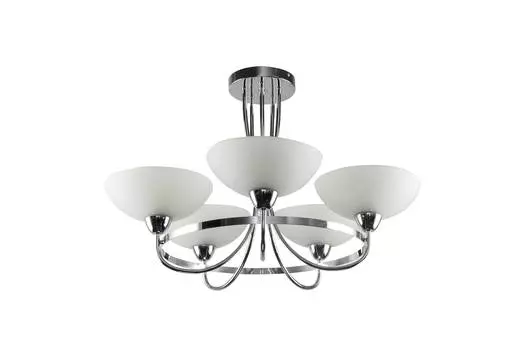 Люстра потолочная lione (moderli) серебристый 60x55 см.